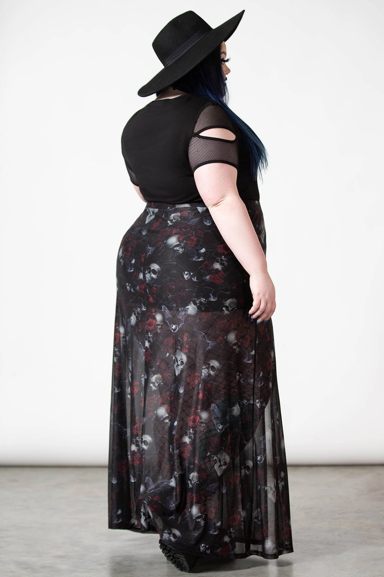 Kleadora Mesh Maxi Skirt - Resurrect