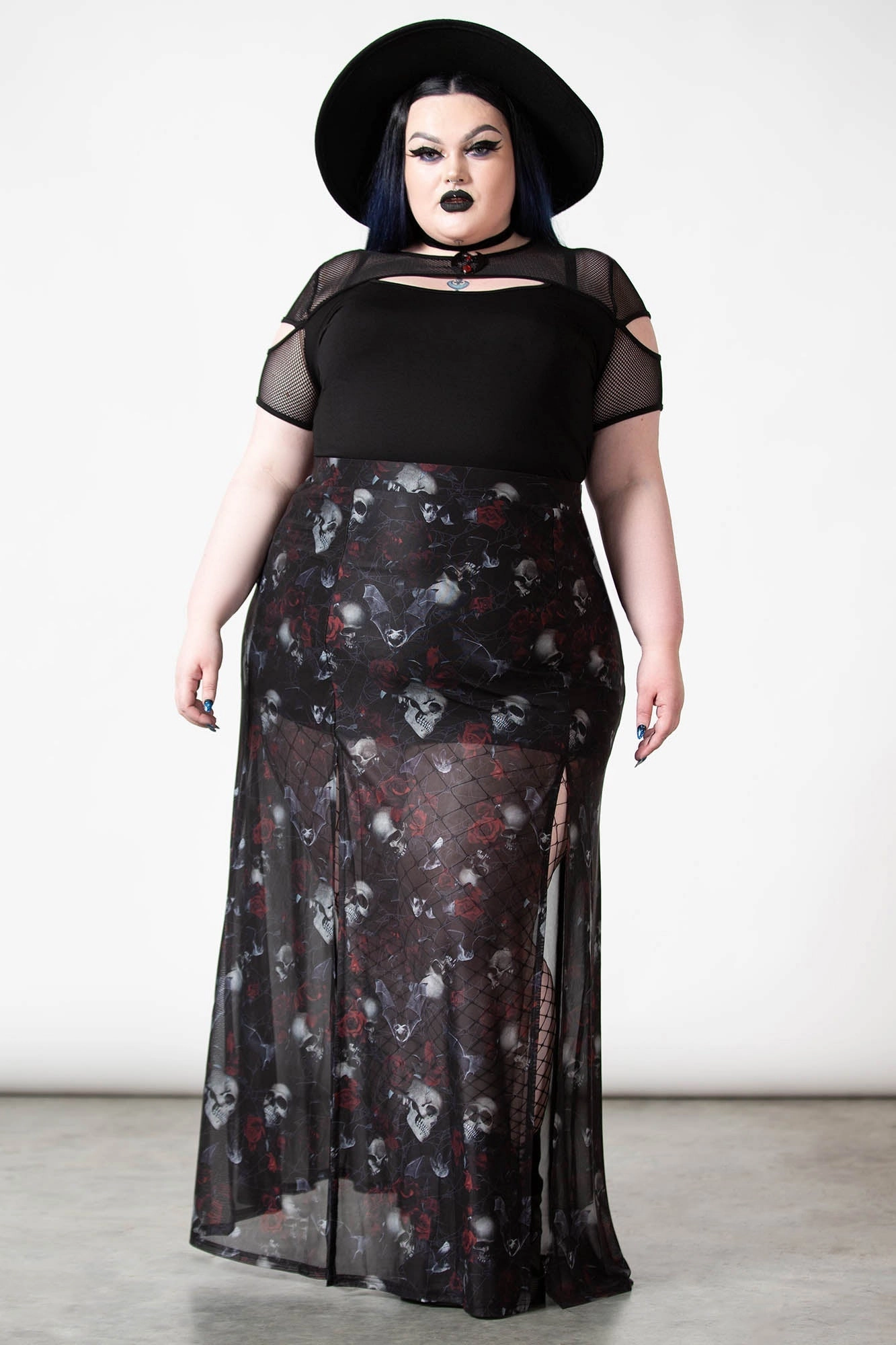 Kleadora Mesh Maxi Skirt - Resurrect