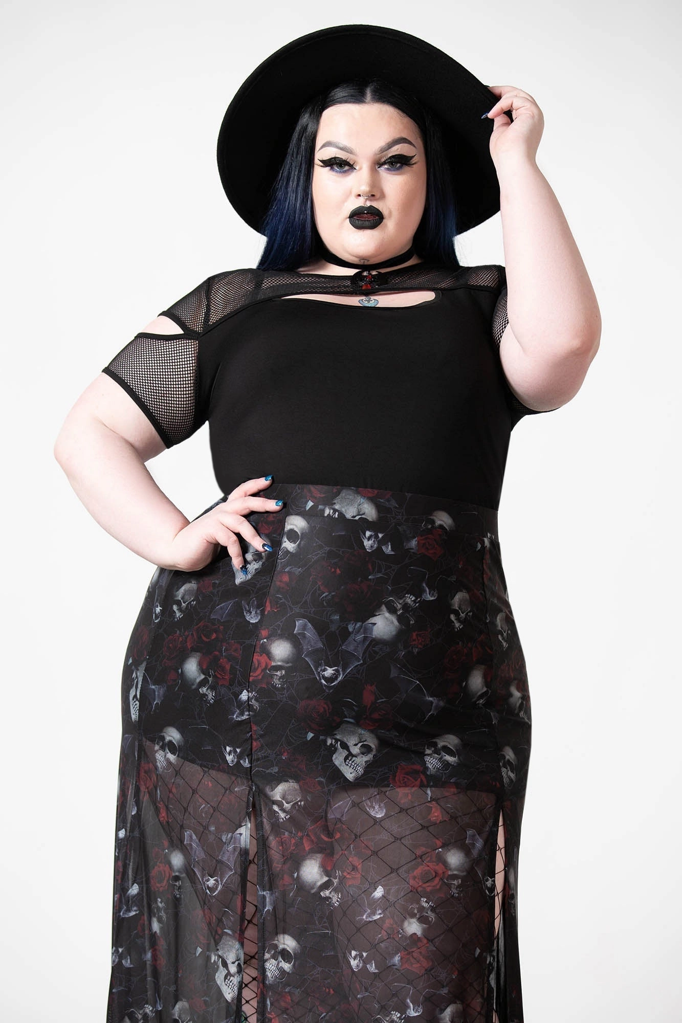 Kleadora Mesh Maxi Skirt - Resurrect