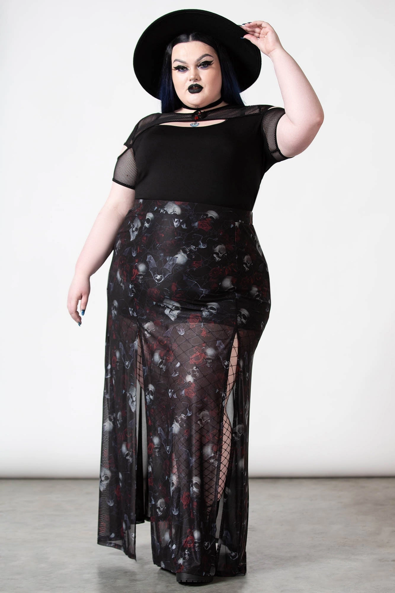 Kleadora Mesh Maxi Skirt - Resurrect