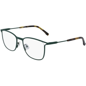 Lacoste Men's Eyeglasses - Matt Green Metal Square Frame Demo Lens | LACOSTE L2261 315