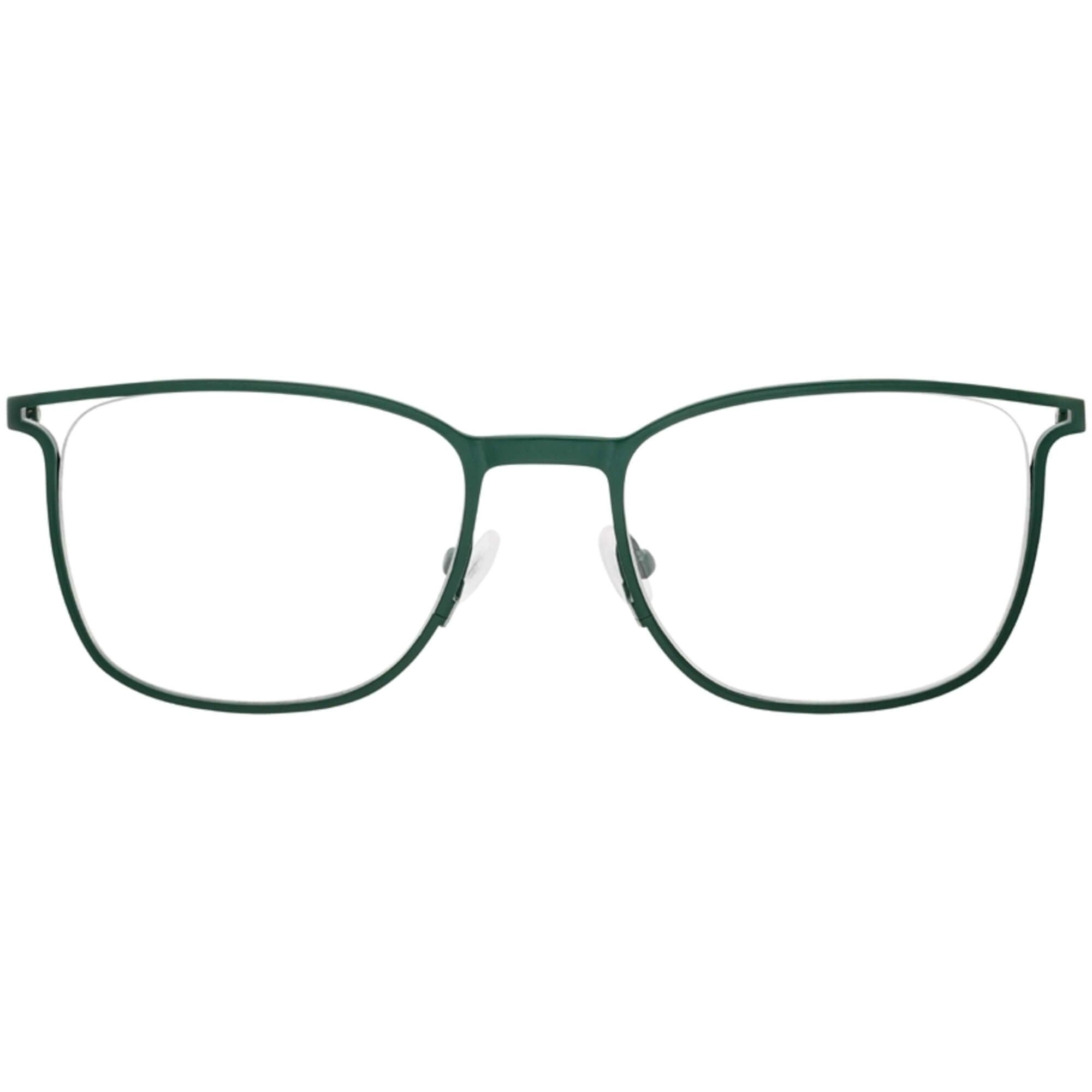 Lacoste Men's Eyeglasses - Matt Green Metal Square Frame Demo Lens | LACOSTE L2261 315