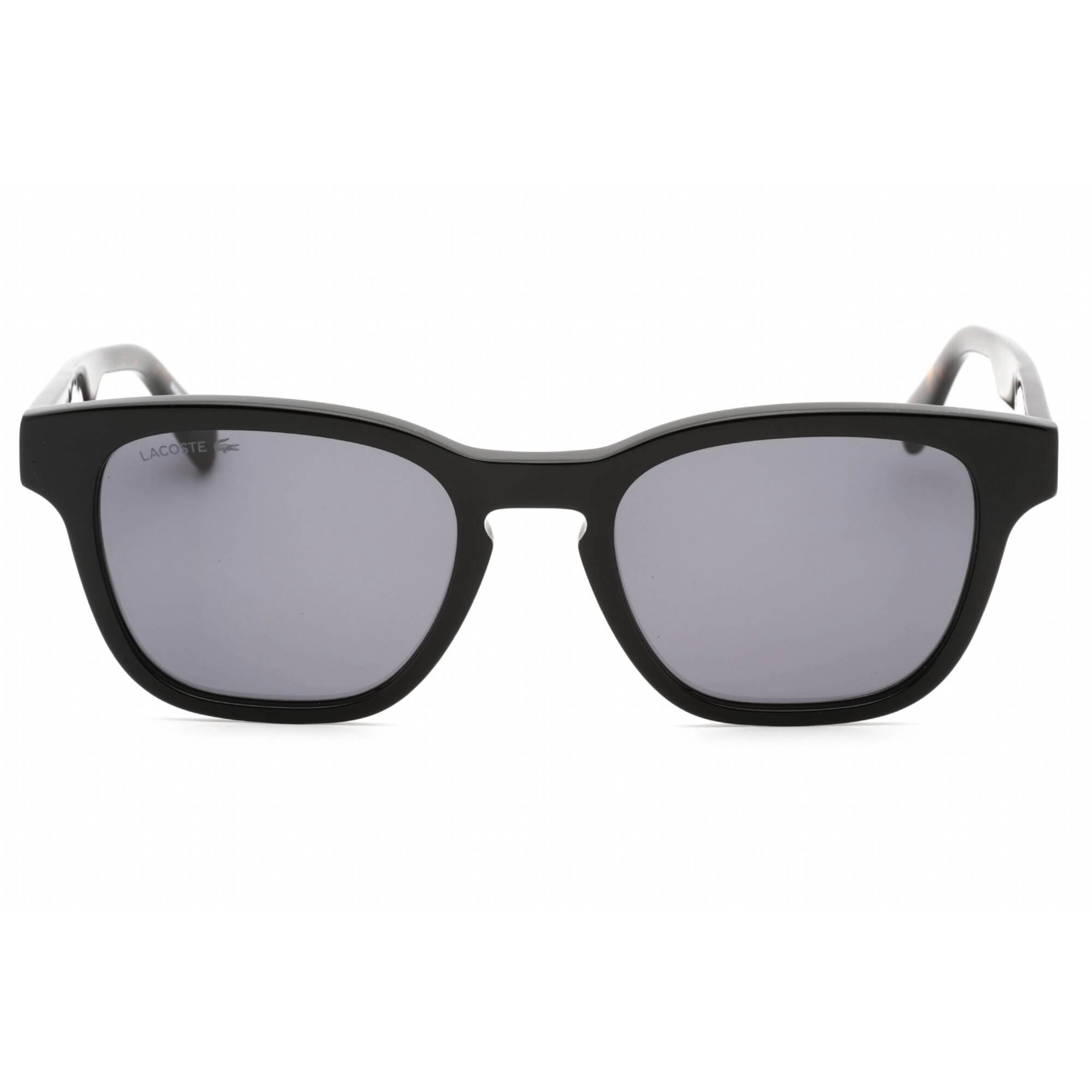 Lacoste Men's Sunglasses - Blue Grey Lens Black Rectangular Acetate Frame | L986S 001