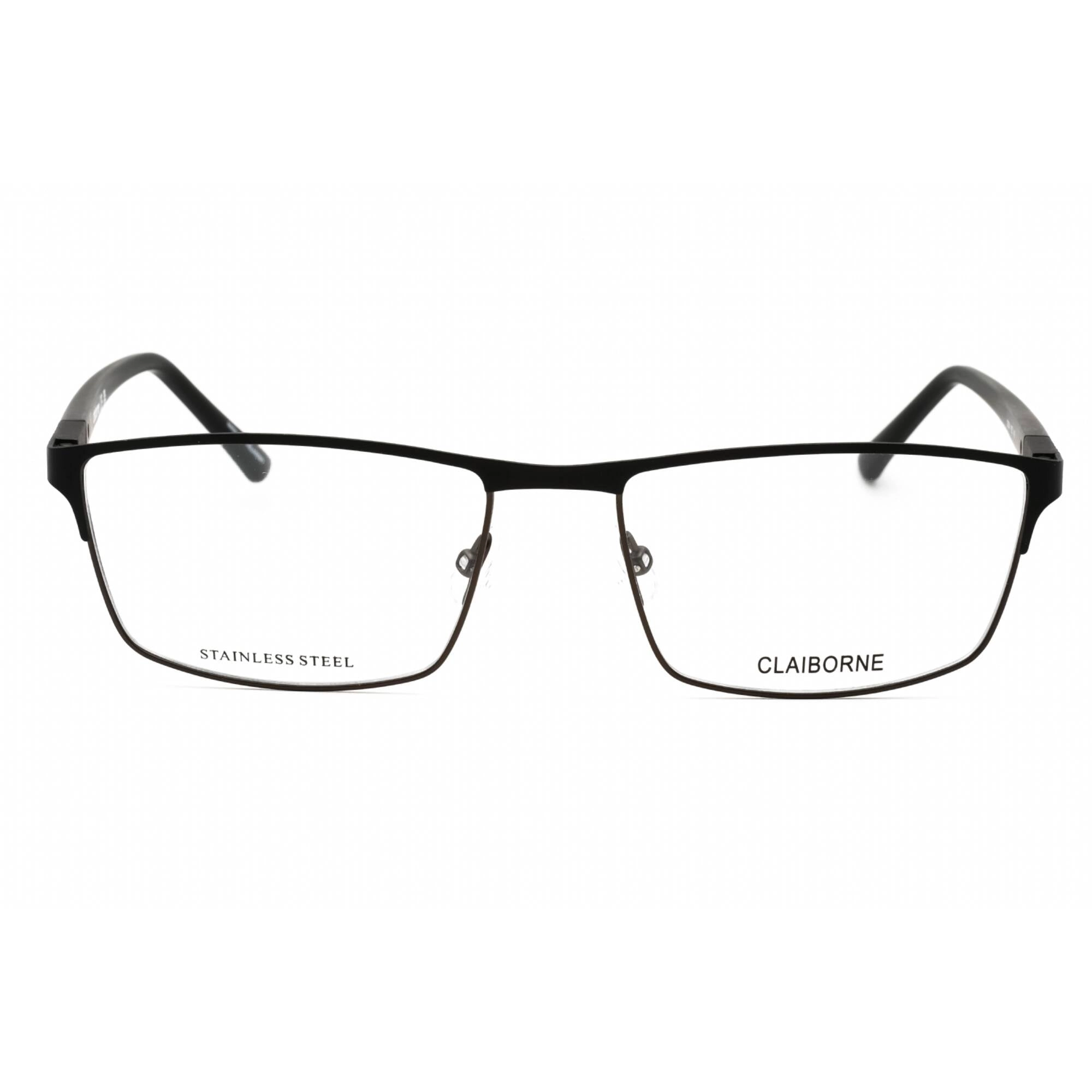 Liz Claiborne Men's Eyeglasses - Black Ruthenium Metal Rectangular | CB 264 0RZZ 00