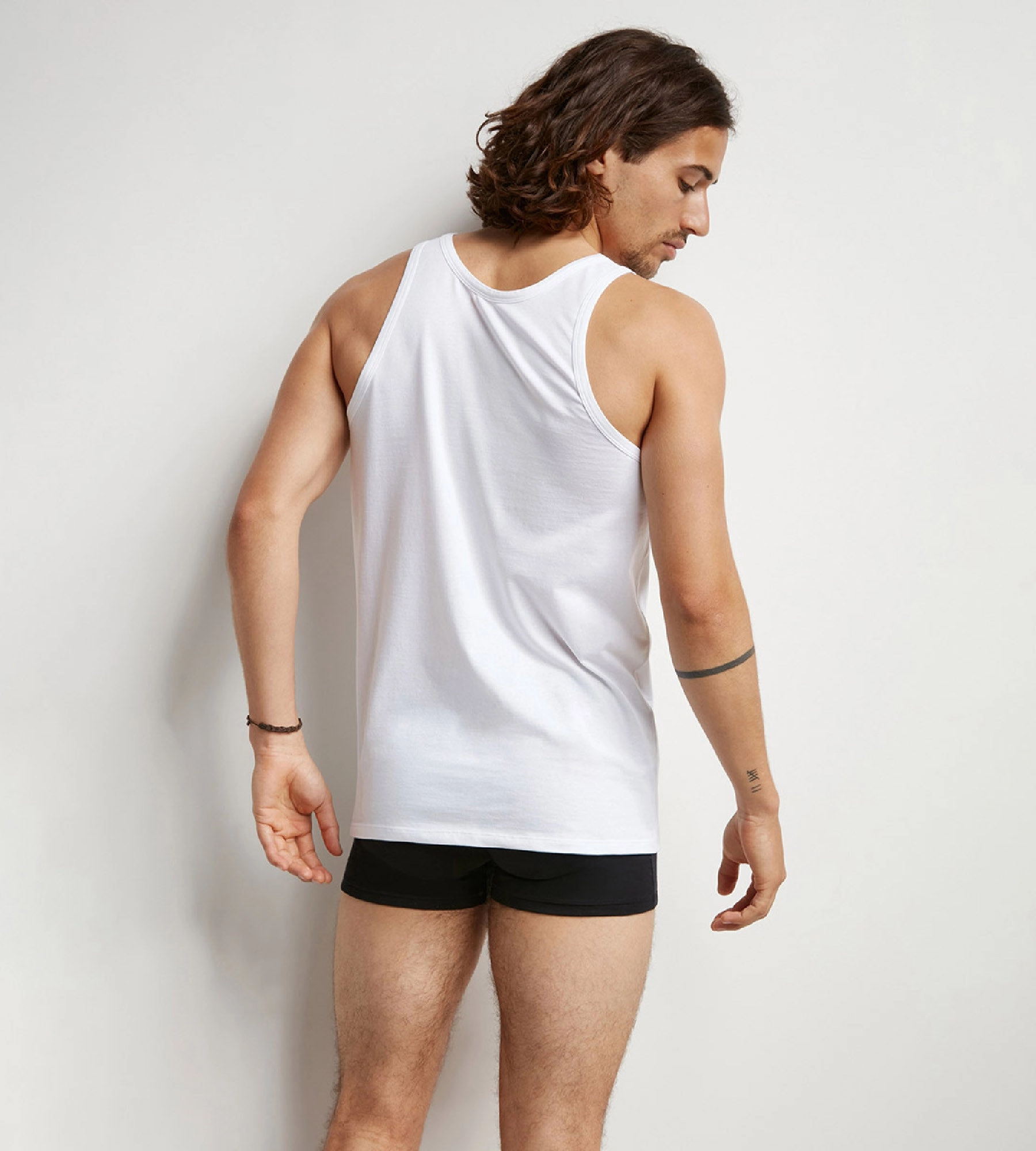 Lot de 2 débardeurs homme thermorégulateur en coton Blanc Regul Activ