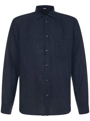 Malo Button-Up Long Sleeved Shirt
