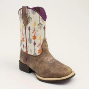 M&F Hannah Twister Kids Boots in Brown 4443402