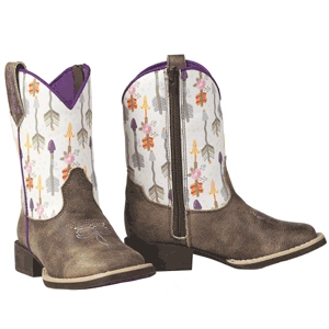 M&F Hannah Twister Kids Boots in Brown 4443402