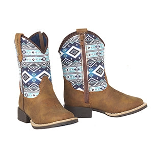 M&F Heston Twister Kids Boots in Brown 4448108 Heston