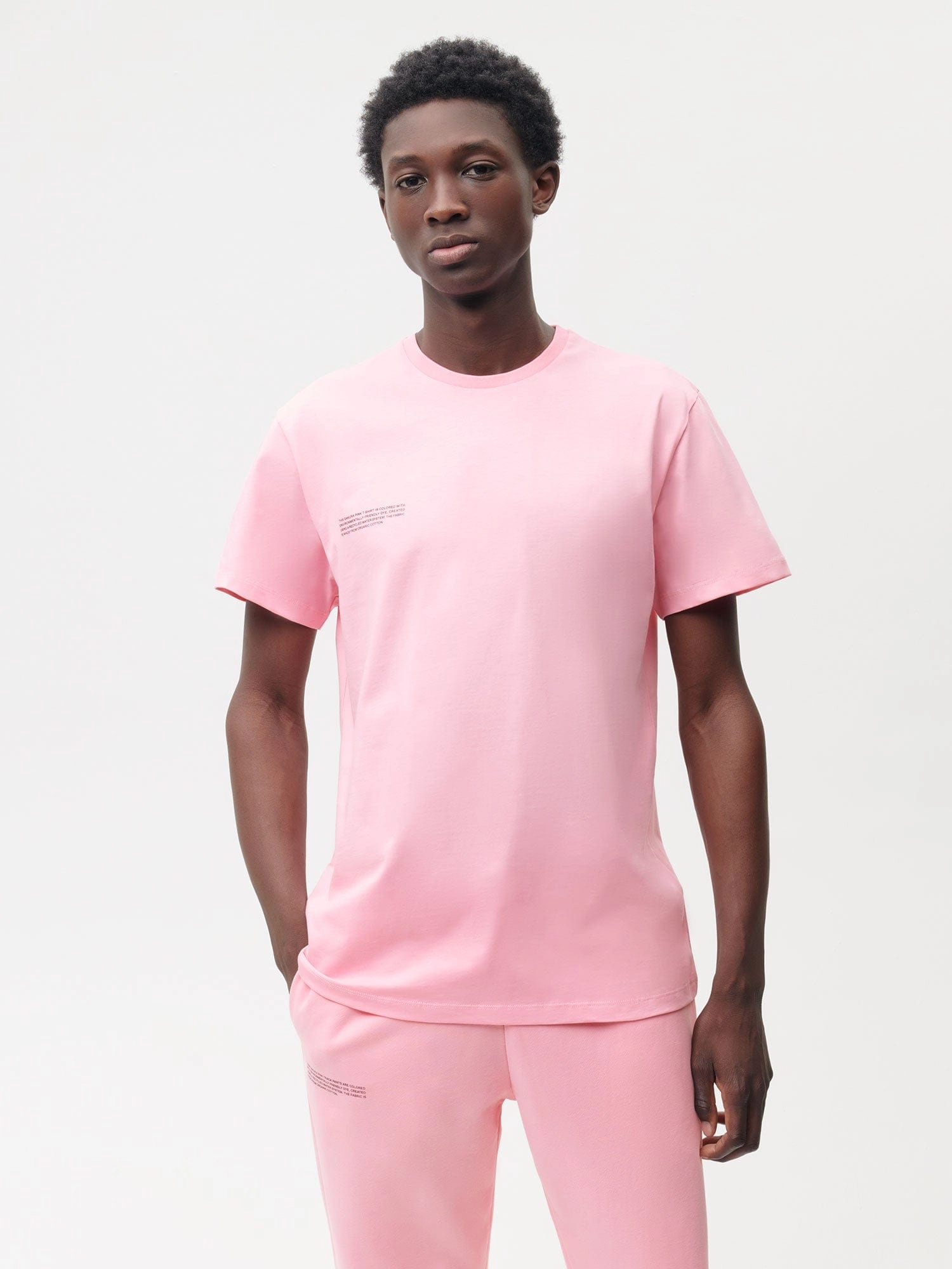 Mens 365 Midweight T-shirt—Sakura Pink