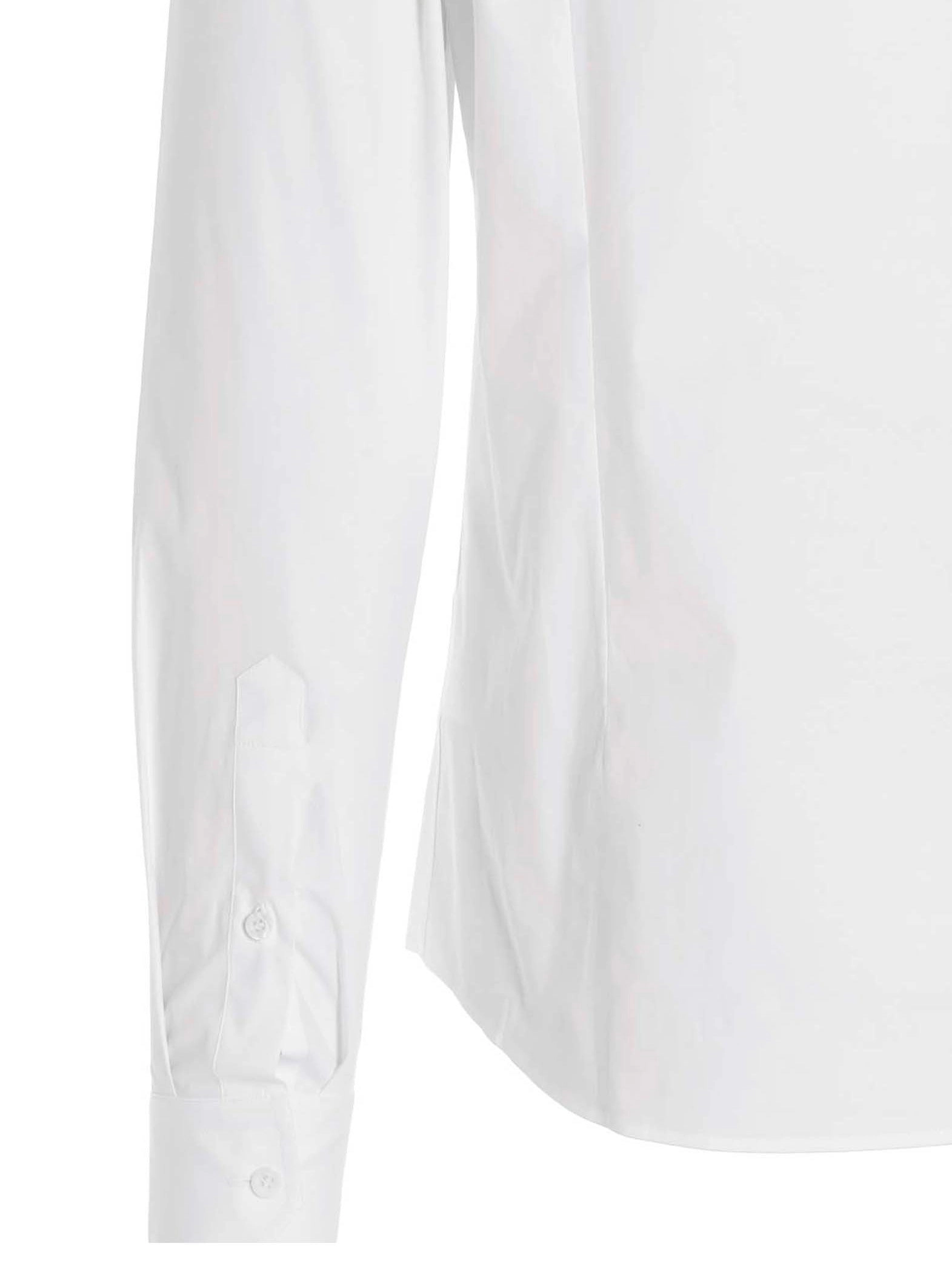 Moschino Logo Printed Long Sleeved Shirt