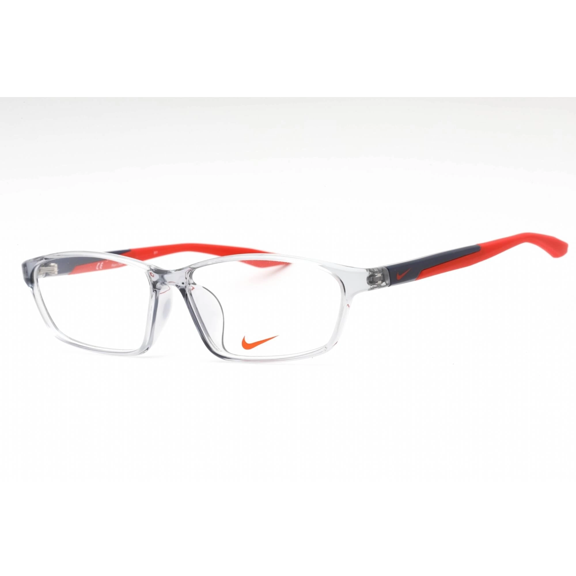 Nike Men's Eyeglasses - Light Grey Injected Propionate Rectangular | NIKE 7130AF 035