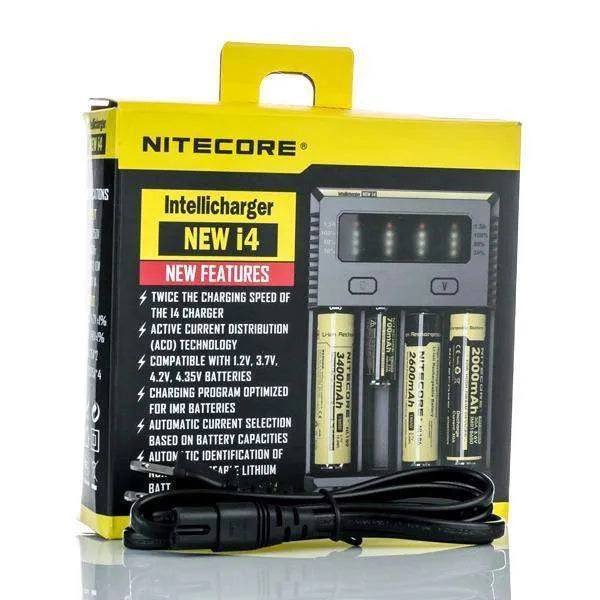 Nitecore New i4 Intellicharger Battery Charger - Four Bay