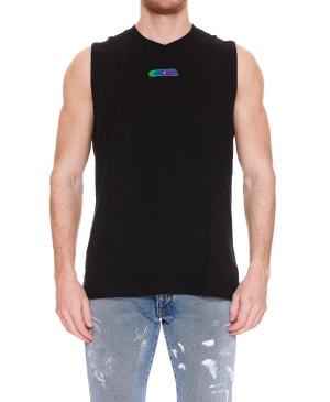 Off-White Logo Embroidered Sleeveless Vest