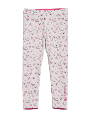 Pink Mini Flowers Reversible Leggings (2-7)