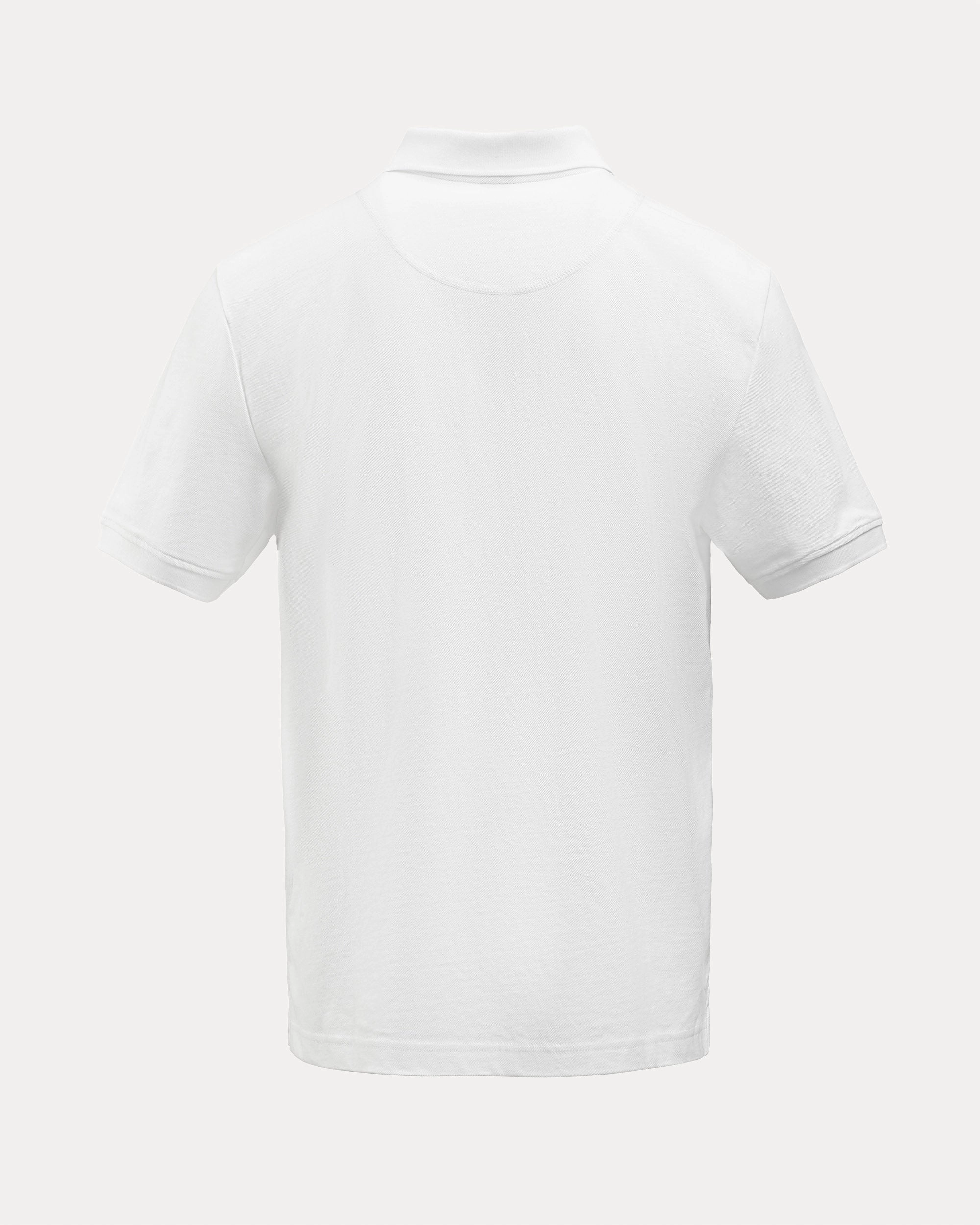 Pique Polo White