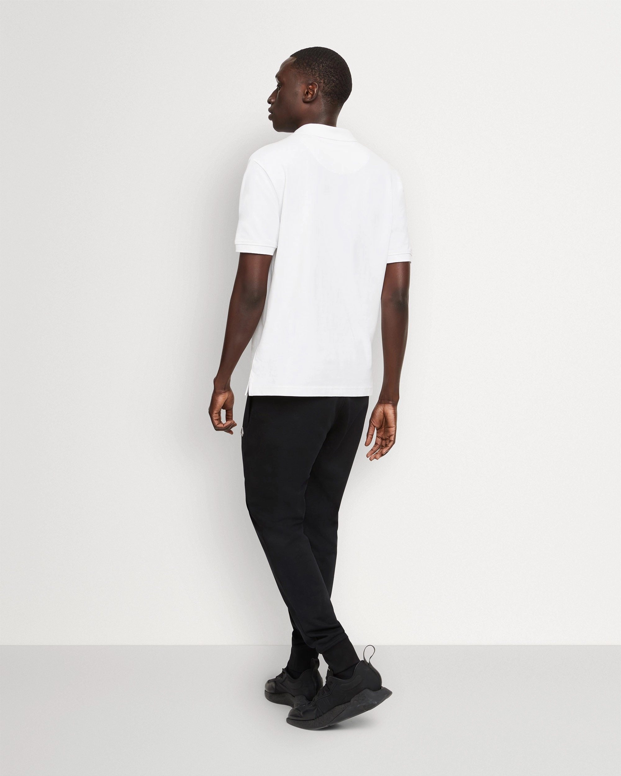 Pique Polo White