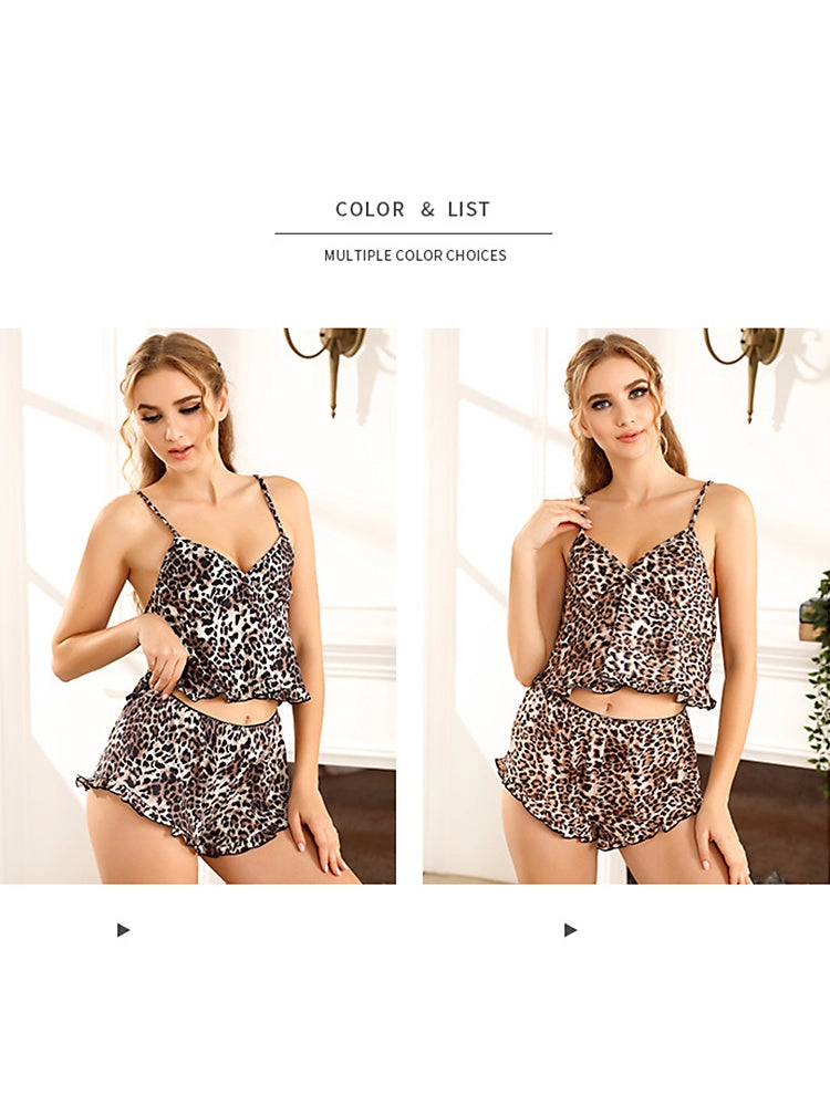Printed Knit Loungewear Pajama Set