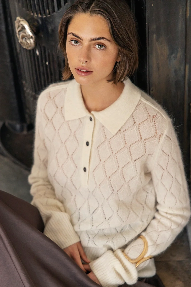 Project AJ117 Clotilde Chalk Pullover