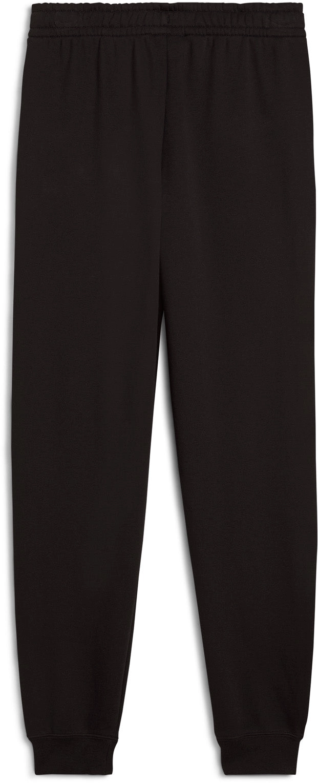 PUMA KID'S ESSENTIALS LOGO FLEECE BLACK TRACKPANTS