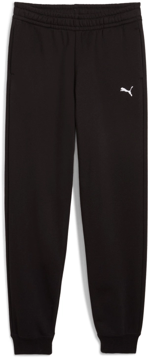 PUMA KID'S ESSENTIALS LOGO FLEECE BLACK TRACKPANTS