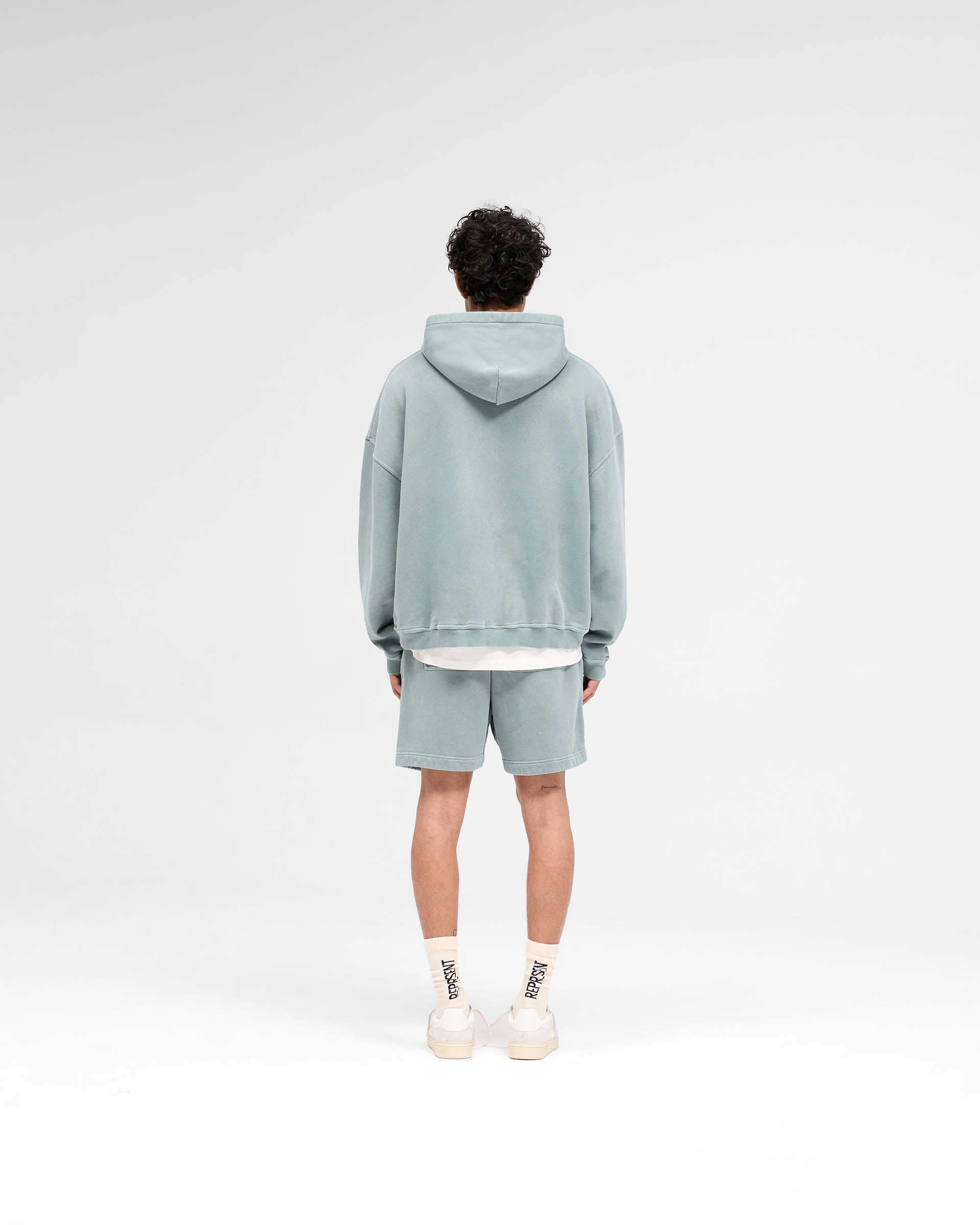 Rep Applique Hoodie - Forest Green