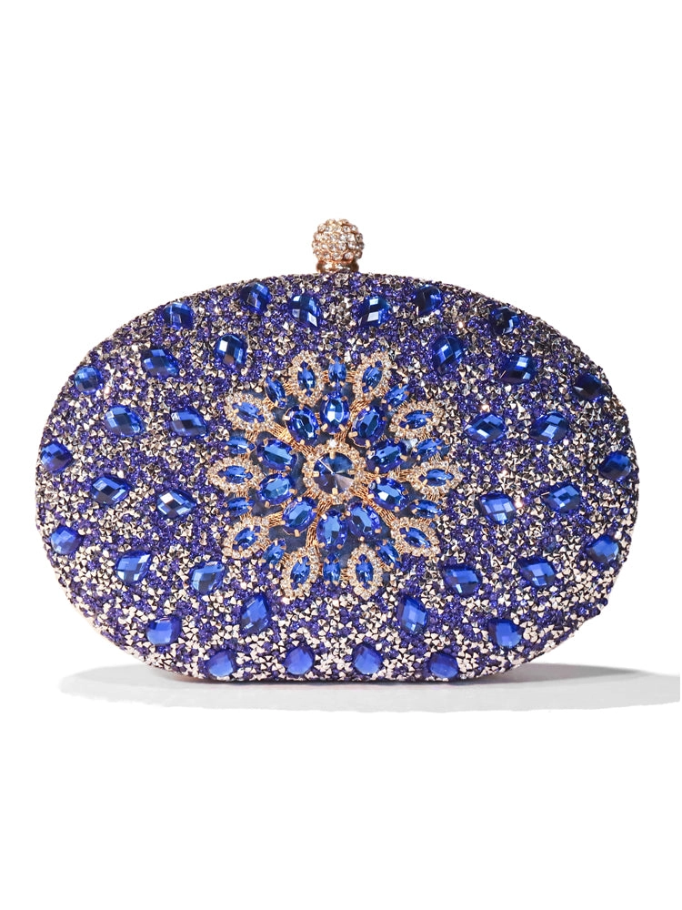 Rhinestone Clutch Purse Wallet Evening Crossbody Bag