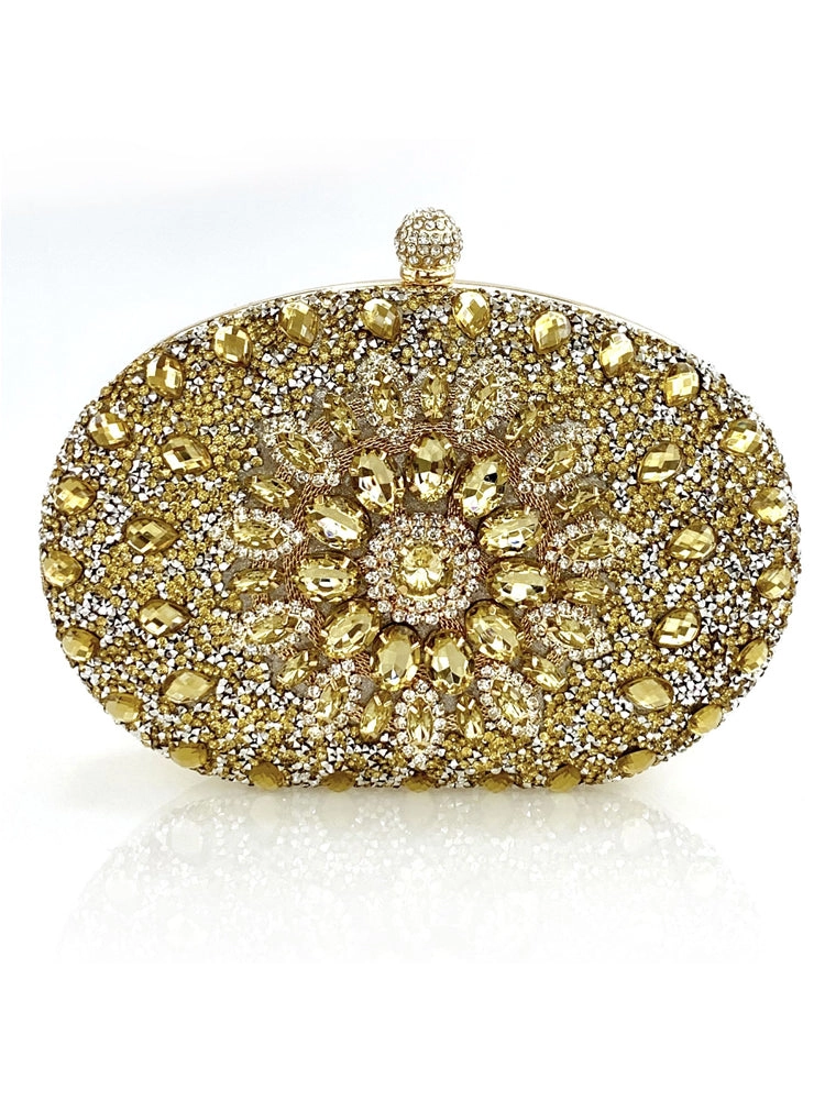 Rhinestone Clutch Purse Wallet Evening Crossbody Bag