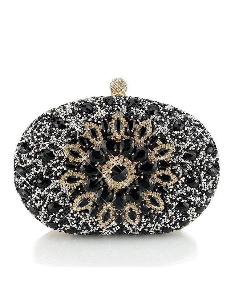 Rhinestone Clutch Purse Wallet Evening Crossbody Bag
