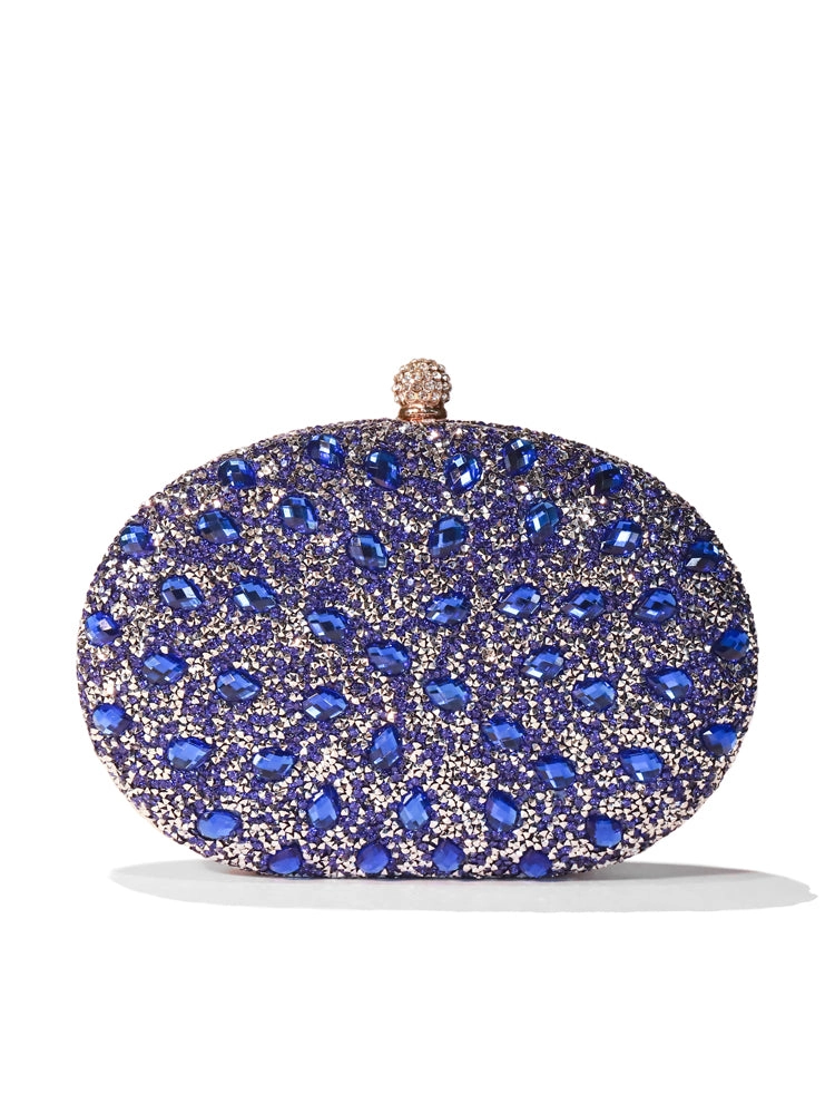 Rhinestone Clutch Purse Wallet Evening Crossbody Bag