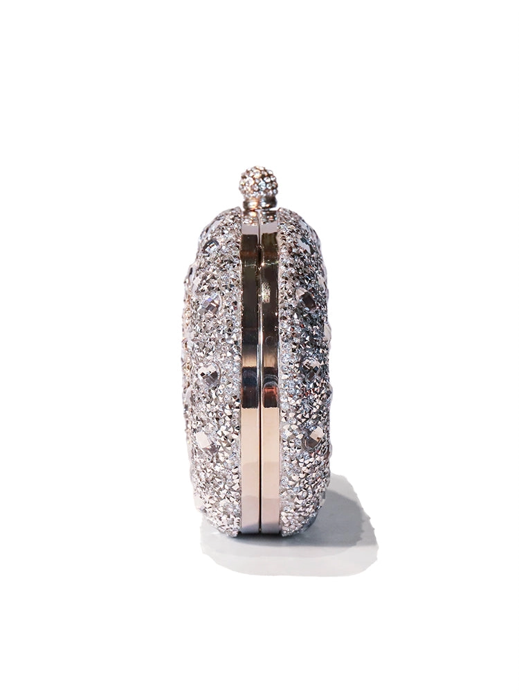 Rhinestone Clutch Purse Wallet Evening Crossbody Bag