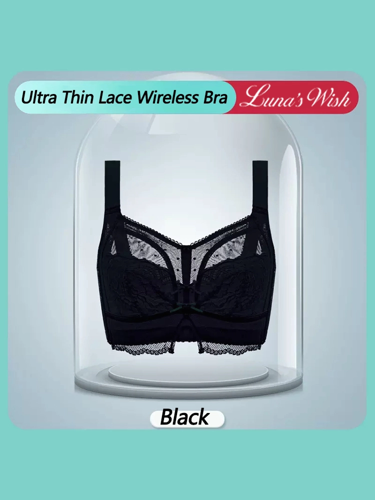 Sexy Ultra Thin Lace Wireless Bra