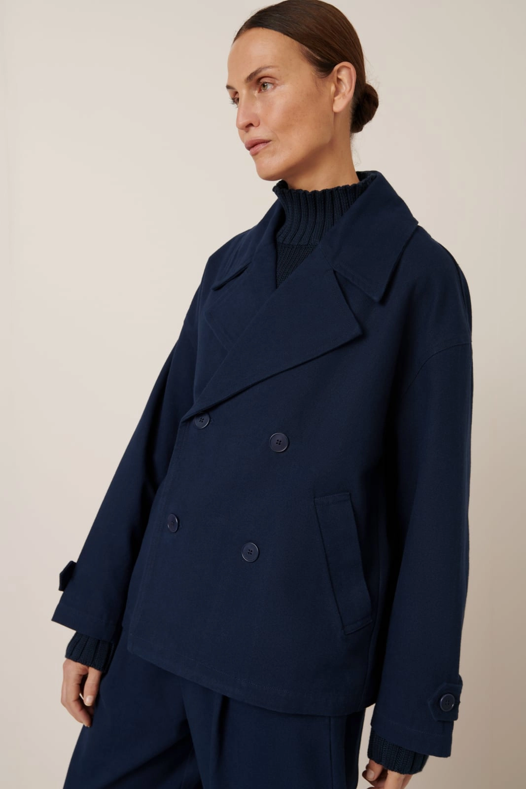 Silhouette Jacket - Evening Navy