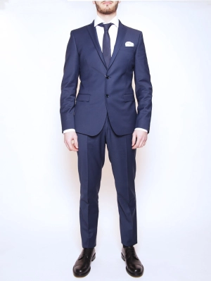 Single-breasted Navy suit