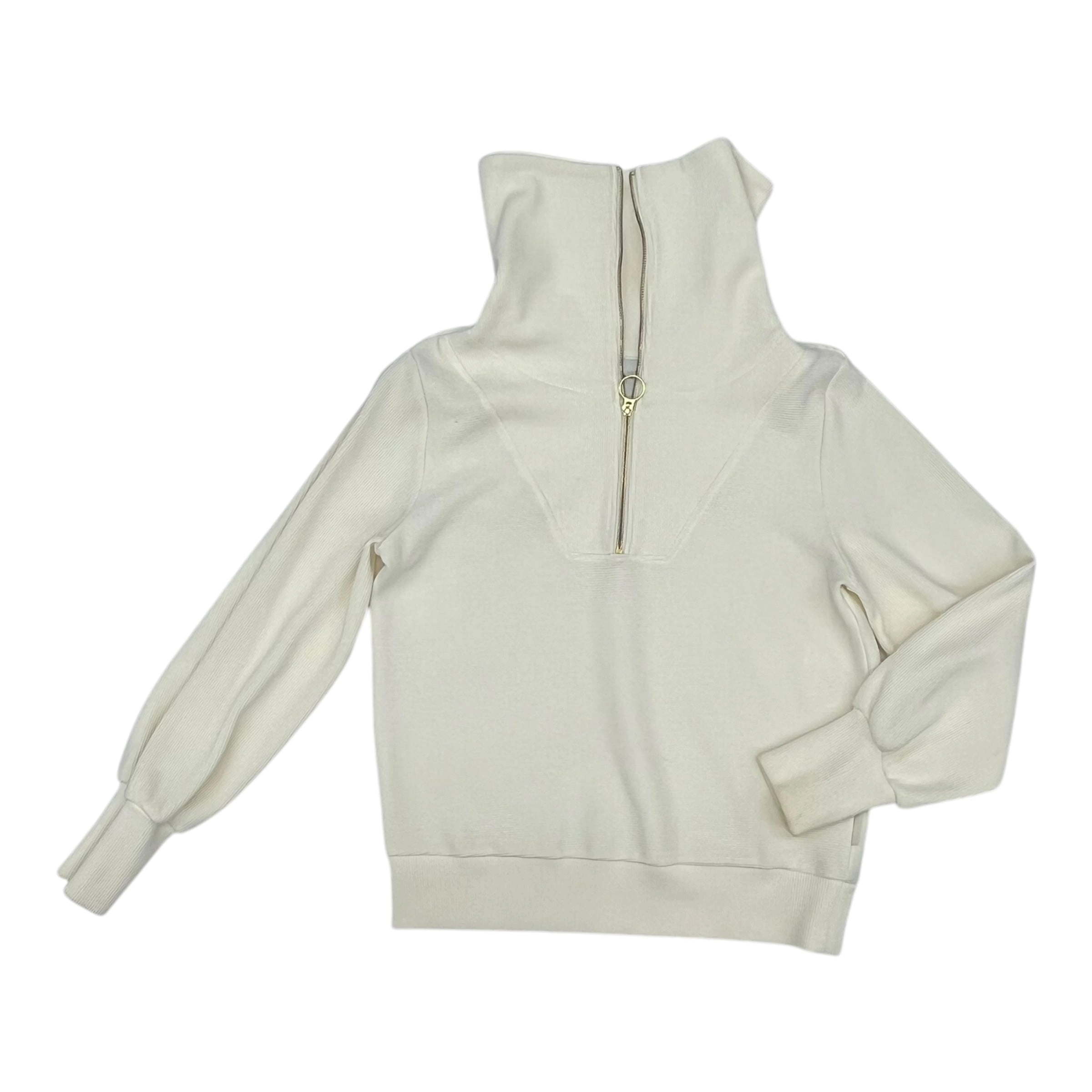 Sweatshirt Collar By Varley In Cream, Size:S