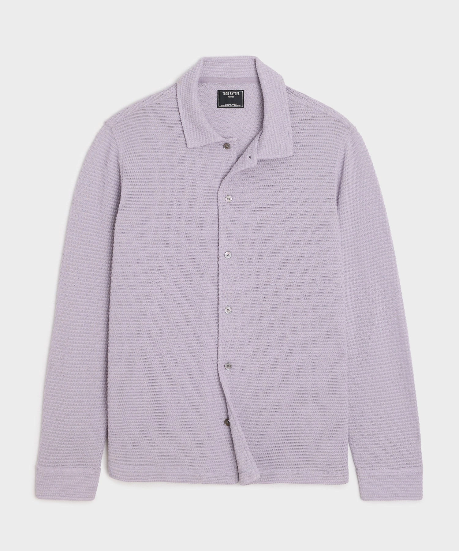 Textured Knit Polo Shirt