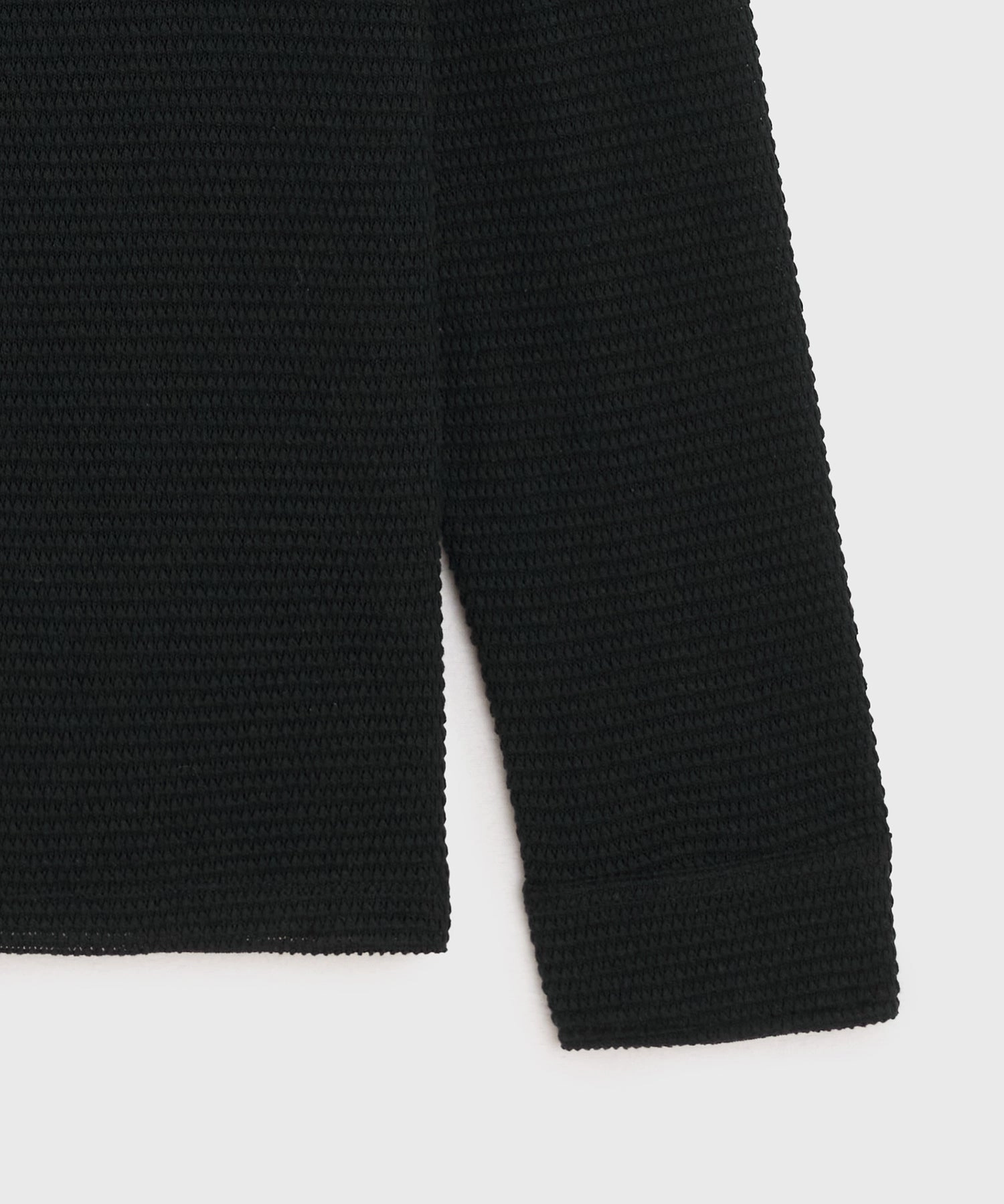 Textured Knit Polo Shirt