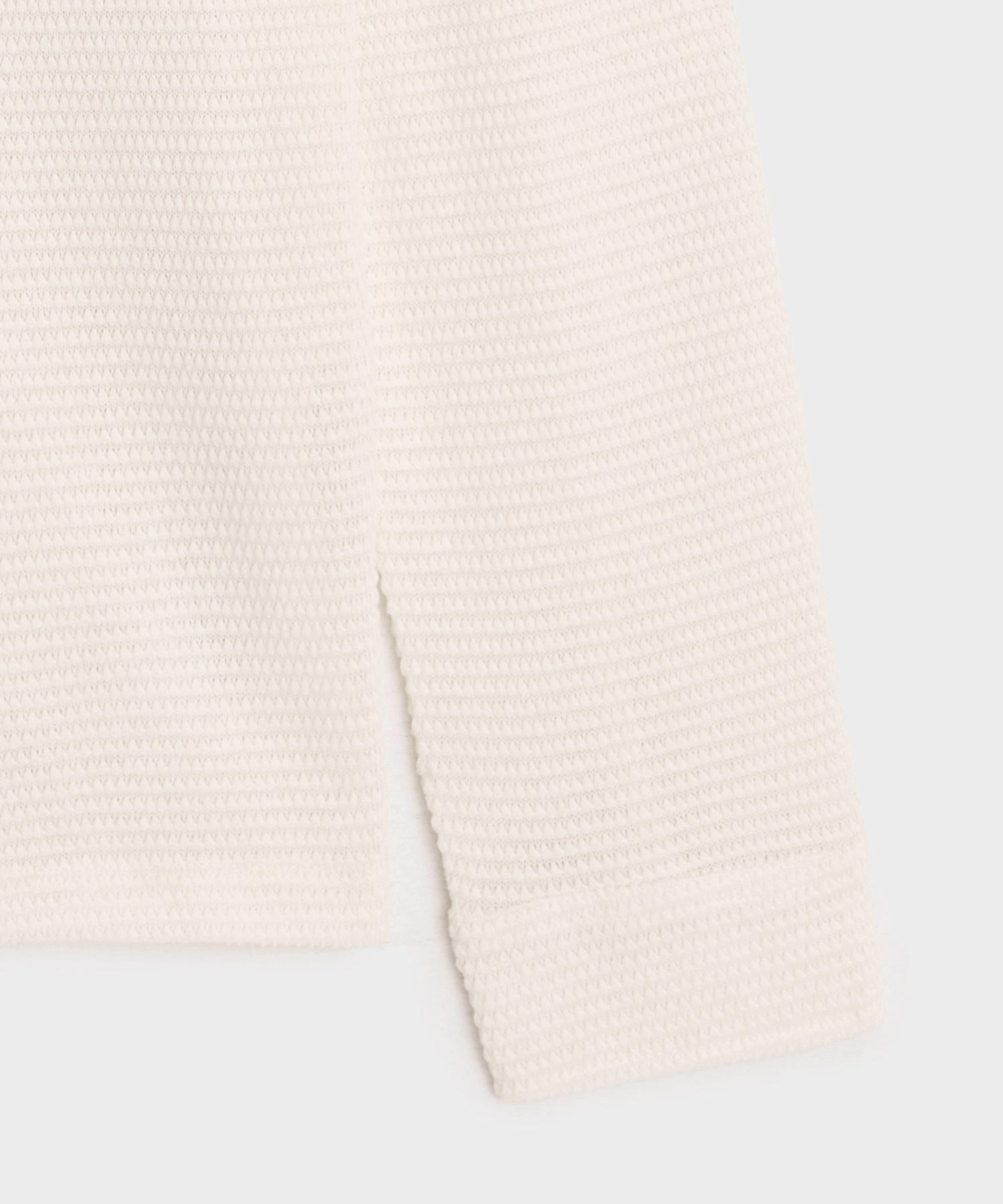 Textured Knit Polo Shirt