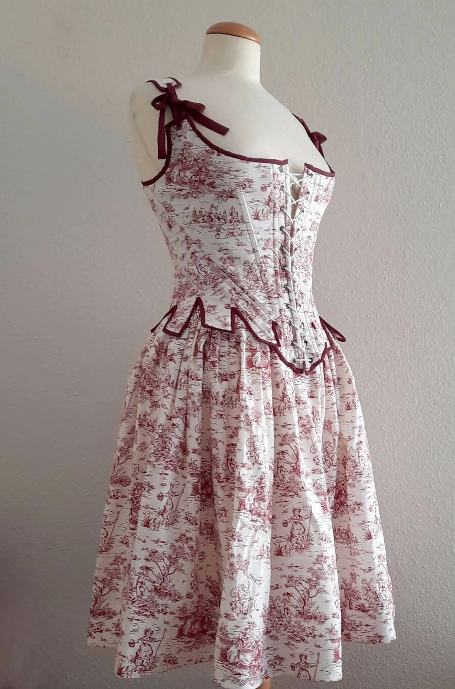 Toile Print Skirt