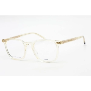 Tommy Hilfiger Men's Eyeglasses - Gold Rectangular Frame Clear Lens | TH 1814 HAM