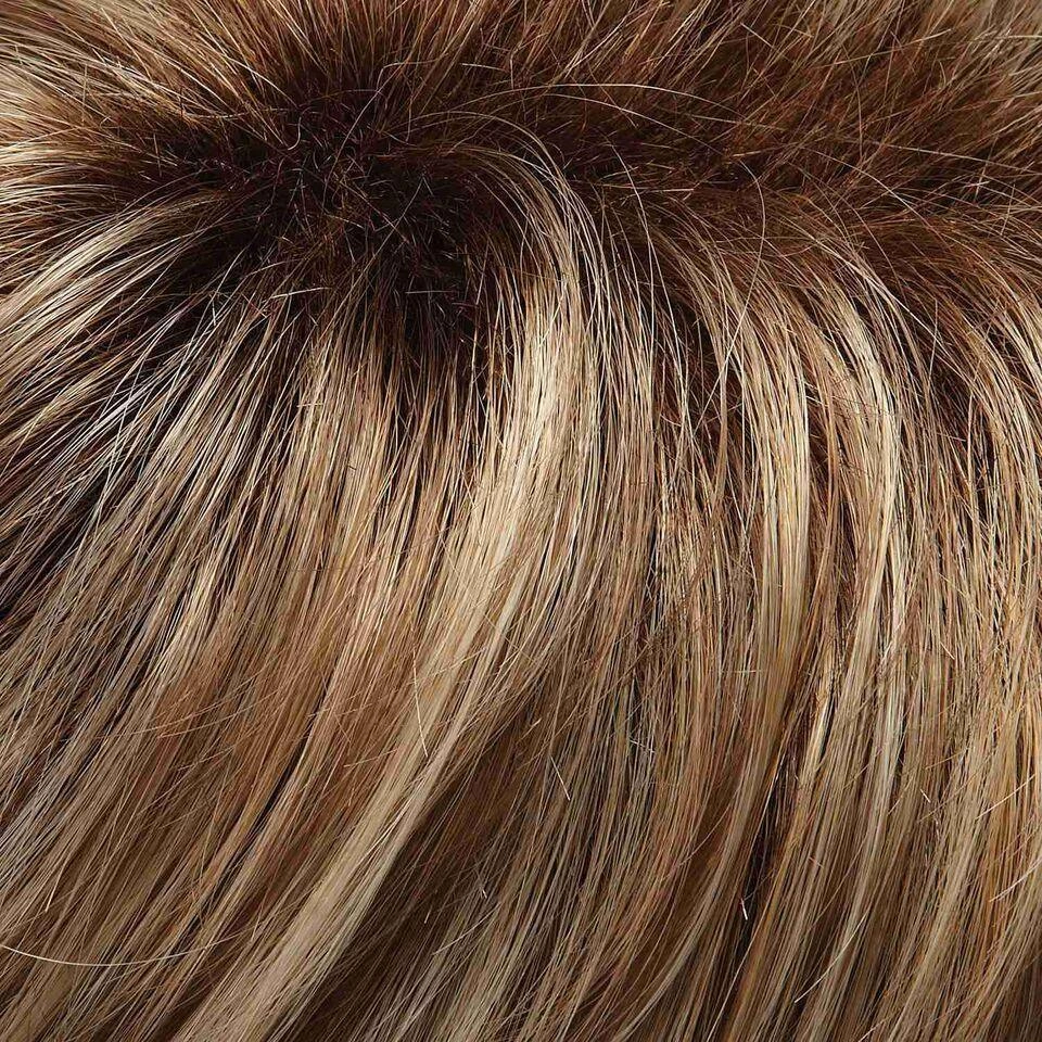 Top Full 18" HH (Renau Colors) Hairpiece by easiHair |Human Hair (Monofilament Base)