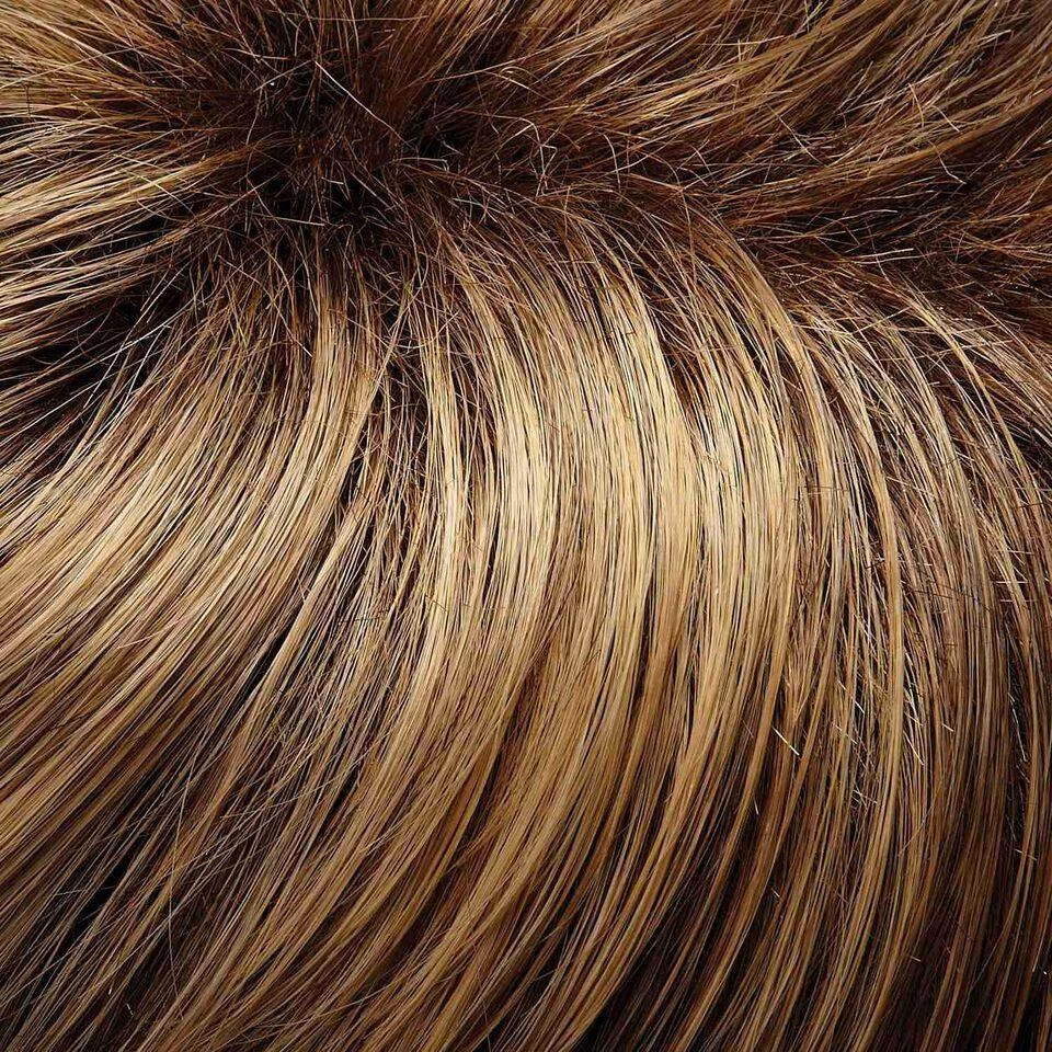 Top Full 18" HH (Renau Colors) Hairpiece by easiHair |Human Hair (Monofilament Base)