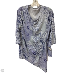 Top Long Sleeve By Chicos In Blue, Size: M