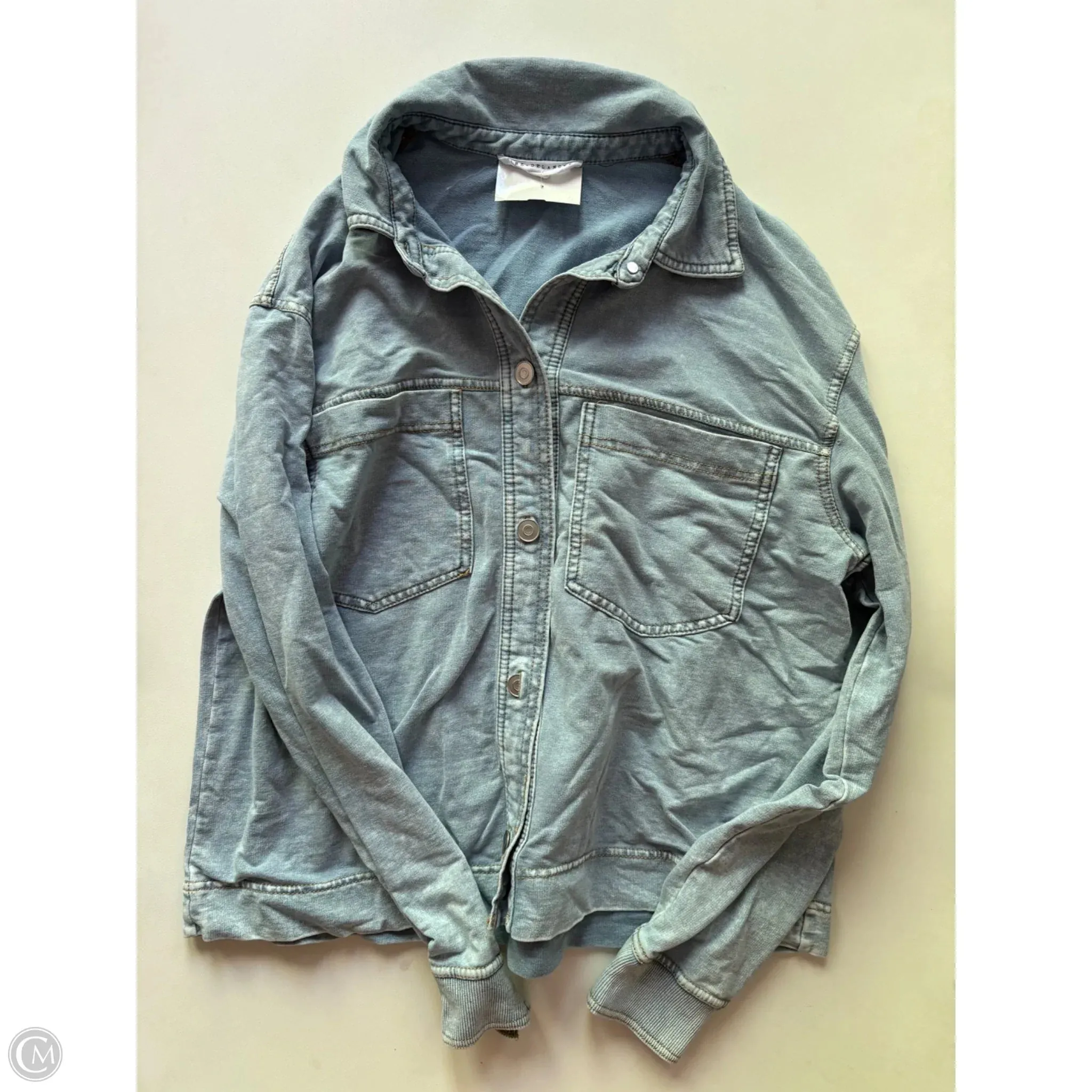 Top Long Sleeve By Jane And Delancey In Blue, Size: M