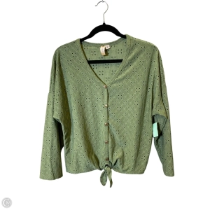 Top Long Sleeve By Misia In Green, Size: M