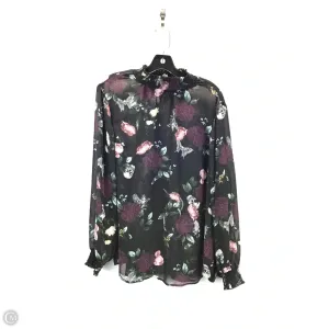 Top Long Sleeve By Torrid In Floral Print, Size: 1x