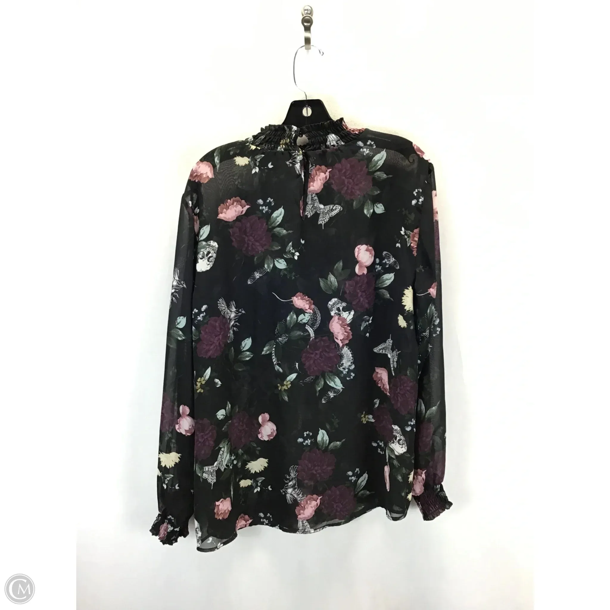 Top Long Sleeve By Torrid In Floral Print, Size: 1x