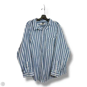 Top Long Sleeve By Torrid In Striped Pattern, Size: 4