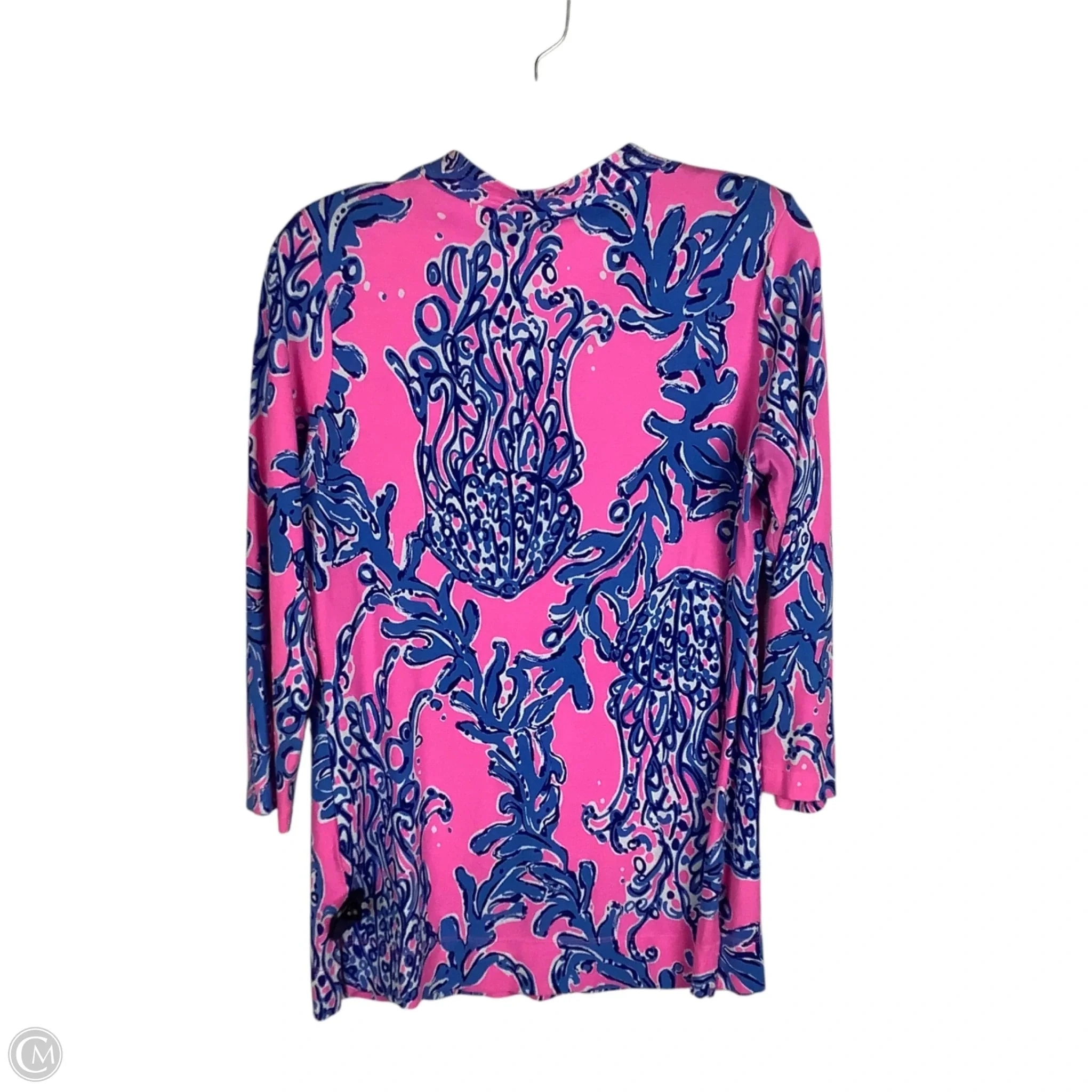 Top Long Sleeve Designer By Lilly Pulitzer In Pink, Size: S
