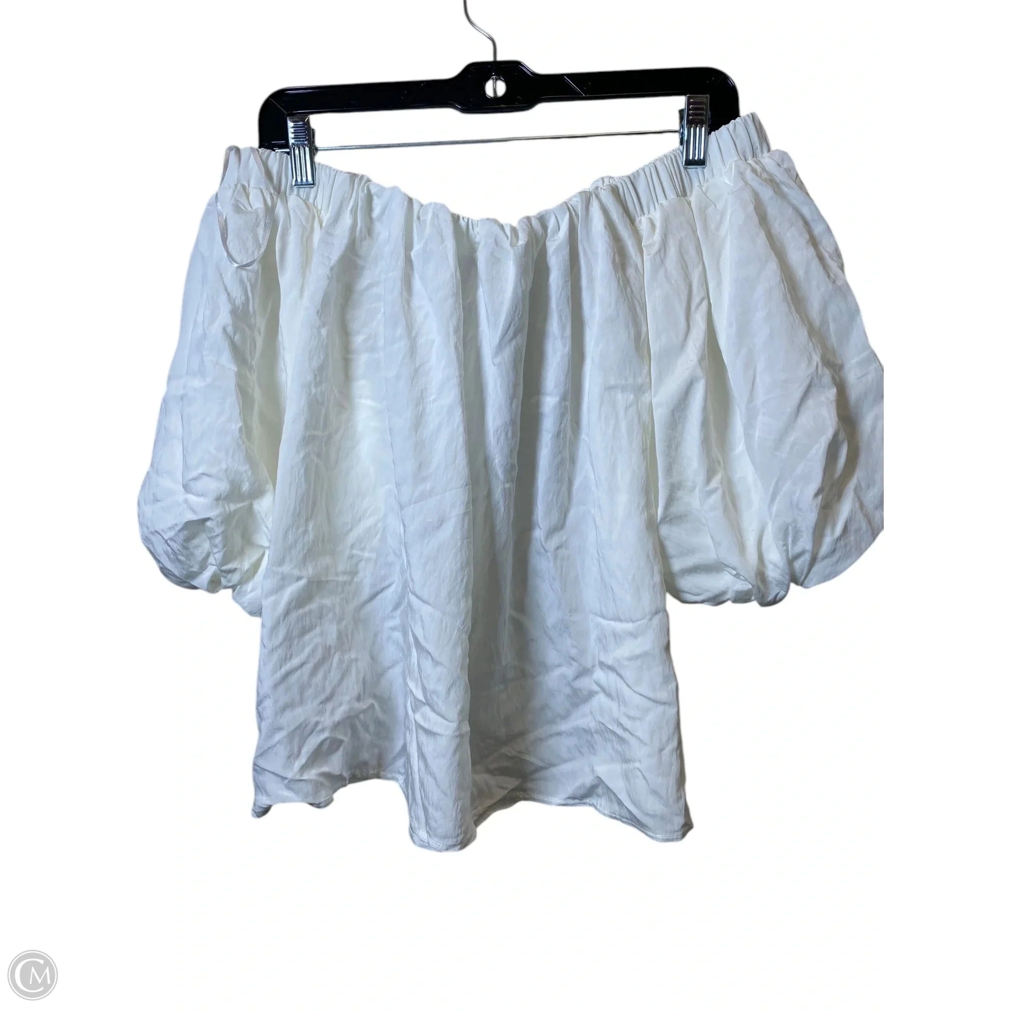 Top Short Sleeve By H&m In White, Size: S